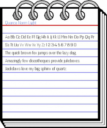 Quarca Norm Light Font