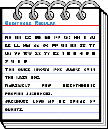 Quintanar Regular Font