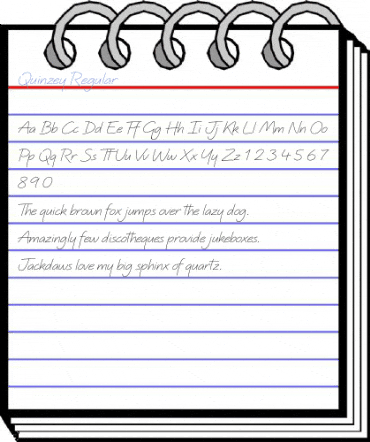 Quinzey Regular Font