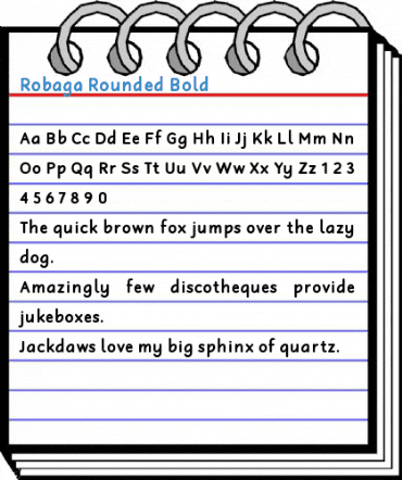Robaga Rounded Font