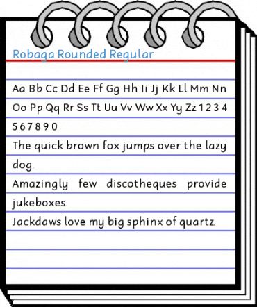 Robaga Rounded Regular Font