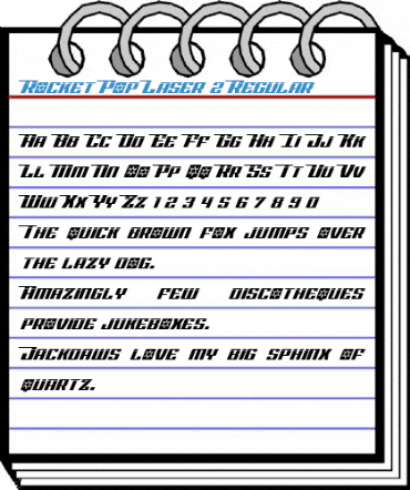 Rocket Pop Laser 2 Regular Font