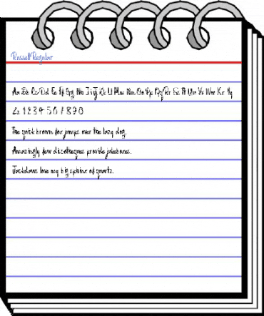 Russell Regular Font