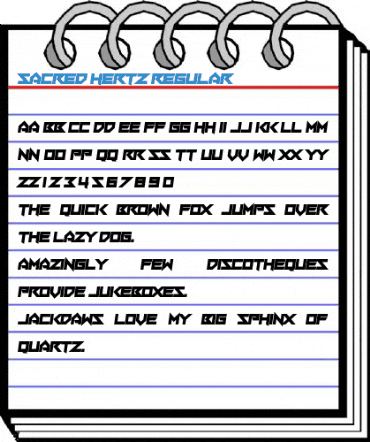 Sacred Hertz Regular Font
