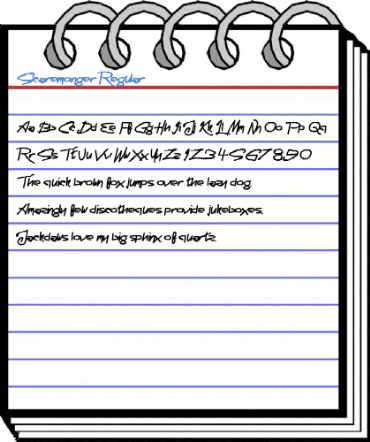 Scaremonger Regular Font