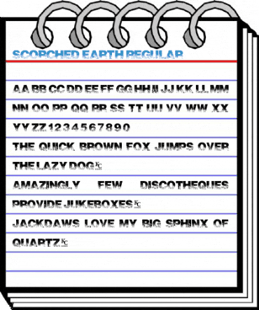 Scorched Earth Regular Font