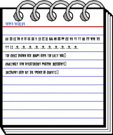 SNIPER Regular Font