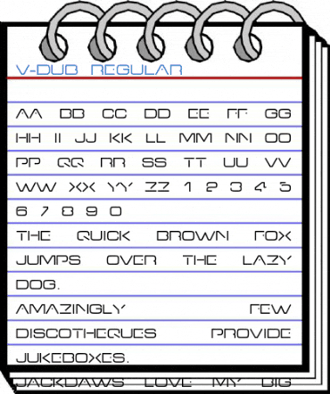V-Dub Regular Font