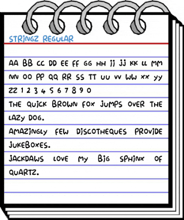 Stringz Regular Font