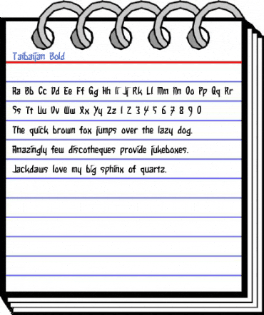 Taibaijan Bold Font