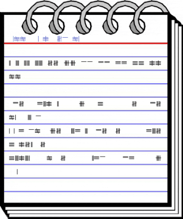 Tally Mark Regular Font