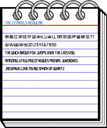 The Citadels Regular Font