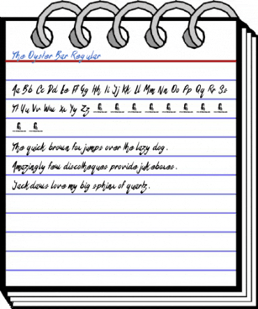 The Oyster Bar Regular Font