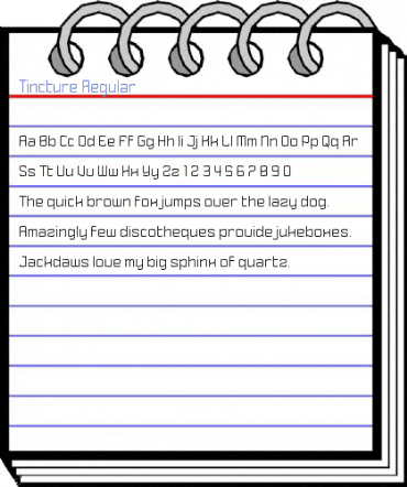 Tincture Regular Font