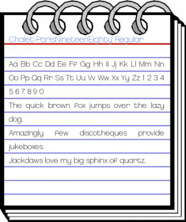 Chalet-ParisNineteenEighty Regular Font