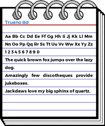 Trueno Bd Font