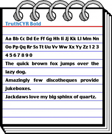 TruthCYR Bold Font