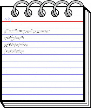 TypeMyMusic Notation Font