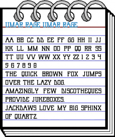 Umar Rage Umar Rage Font