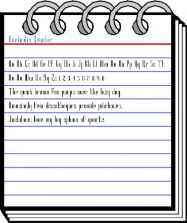 Unnipolis Regular Font