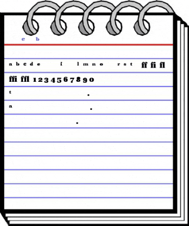Utopia Expert Black Font
