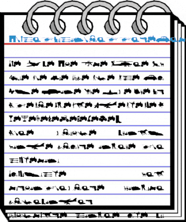 ChaletSilohuettes Medium Font