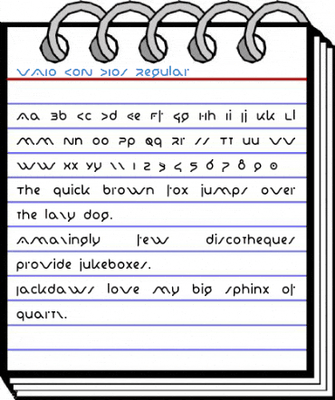 VAIO CON DIOS Regular Font