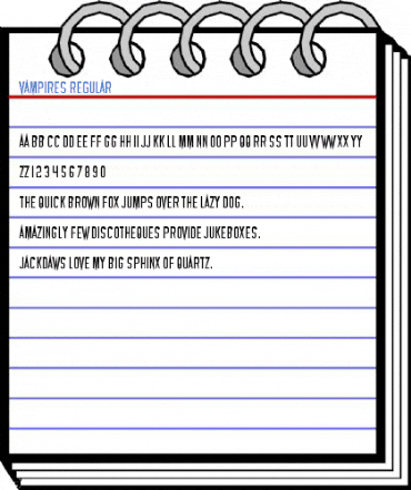 Vampires Regular Font