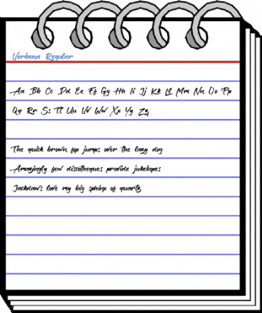 Verbena Regular Font
