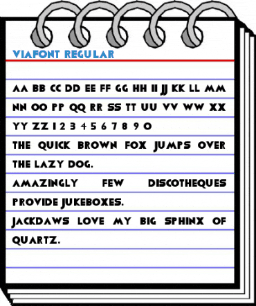 Viafont Regular Font