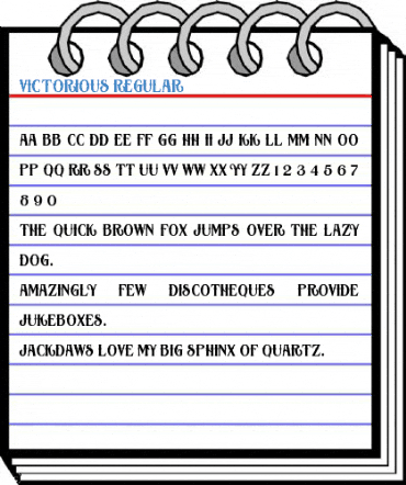 Victorious Regular Font