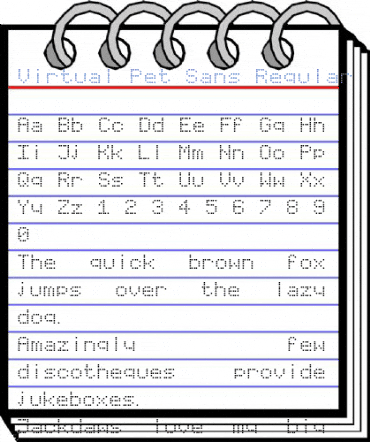 Virtual Pet Sans Regular Font