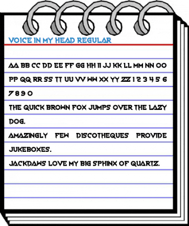 Voice In My Head Regular Font