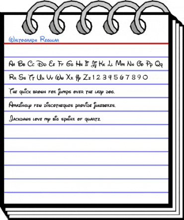 Waltograph Regular Font