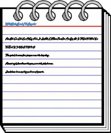 WildRideBackFill Regular Font