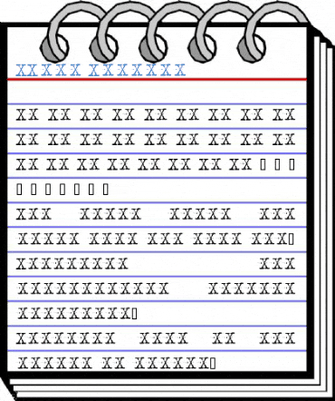 XFont Regular Font