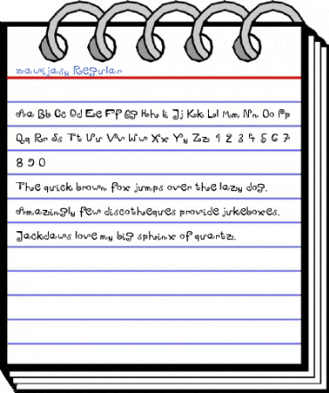 zawijasy Regular Font