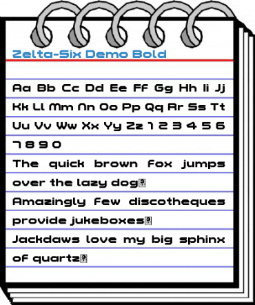 Zelta-Six Demo Bold Font