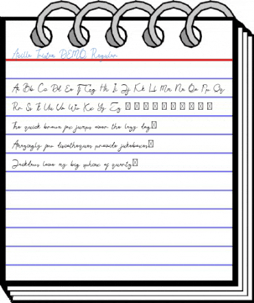 Acilla Tristan DEMO Regular Font