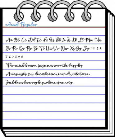 adamd Regular Font