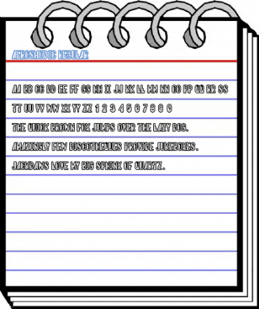 Aeroshodic Regular Font