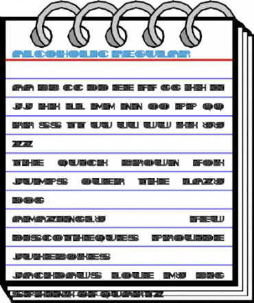 Alcoholic Regular Font