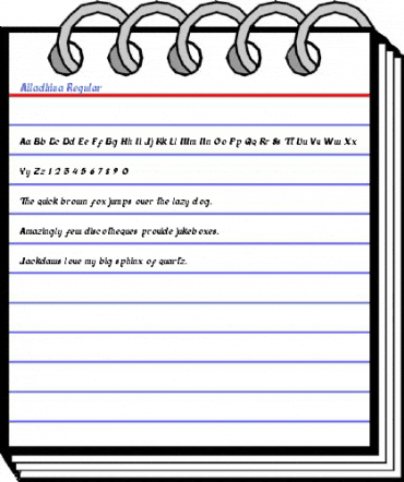 Alladhina Regular Font