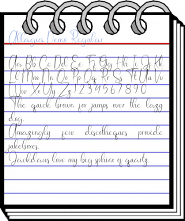 Allagia Demo Regular Font