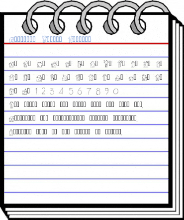 Alphabet Houses Regular Font