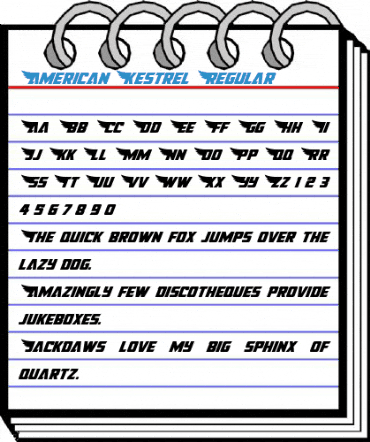 American Kestrel Regular Font