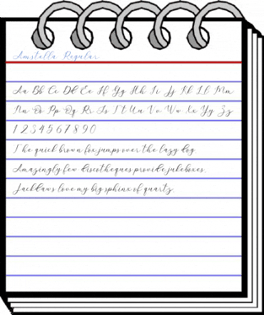 Amstella Regular Font