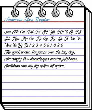 Anderson Silva Regular Font