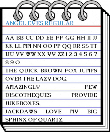 Angel Eyes Regular Font