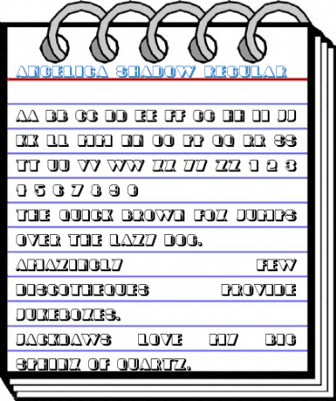 Angelica Shadow Regular Font